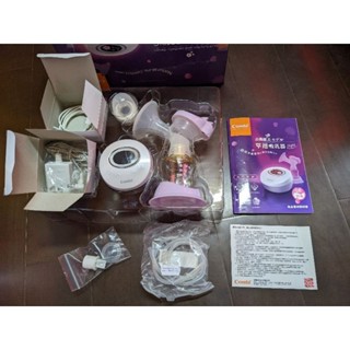 combi 單邊吸乳器 (含 全新 手擠配件 + 母乳袋貼紙)