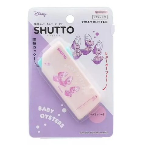 日本 sun-star Shutto 萬用開箱刀 牡蠣寶寶 小牡蠣 迪士尼 愛麗絲夢遊仙境