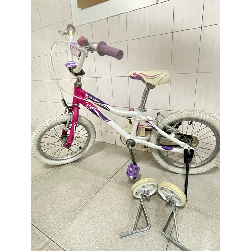 捷安特 GIANT 16吋 兒童腳踏車附輔助輪 只能台中面交