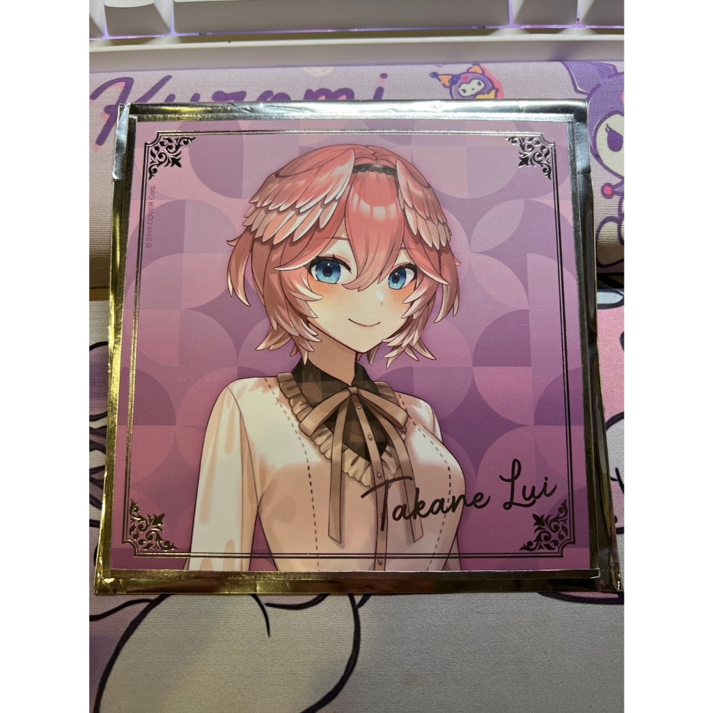 現貨 hololive FANFANS粉粉 hololive 復古風 盲抽色紙 鷹嶺露依 色紙 粉粉咖啡廳