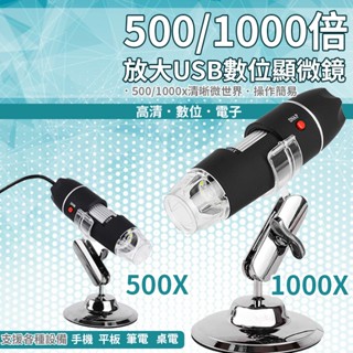 【快速出貨】USB電子顯微鏡 數位顯微鏡 迷你顯微鏡 手機顯微鏡 放大鏡 支援手機&電腦 手機放大鏡