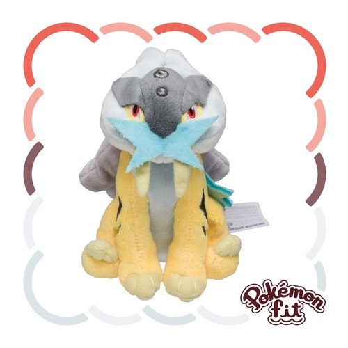 【米朧家】現貨 ❤️ 雷公 布偶 娃娃 Pokémon fit ライコウ 神奇寶貝中心限定