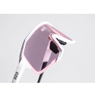 義大利 KOO DEMOS White / Photochromic Pink 變色鏡片太陽眼鏡