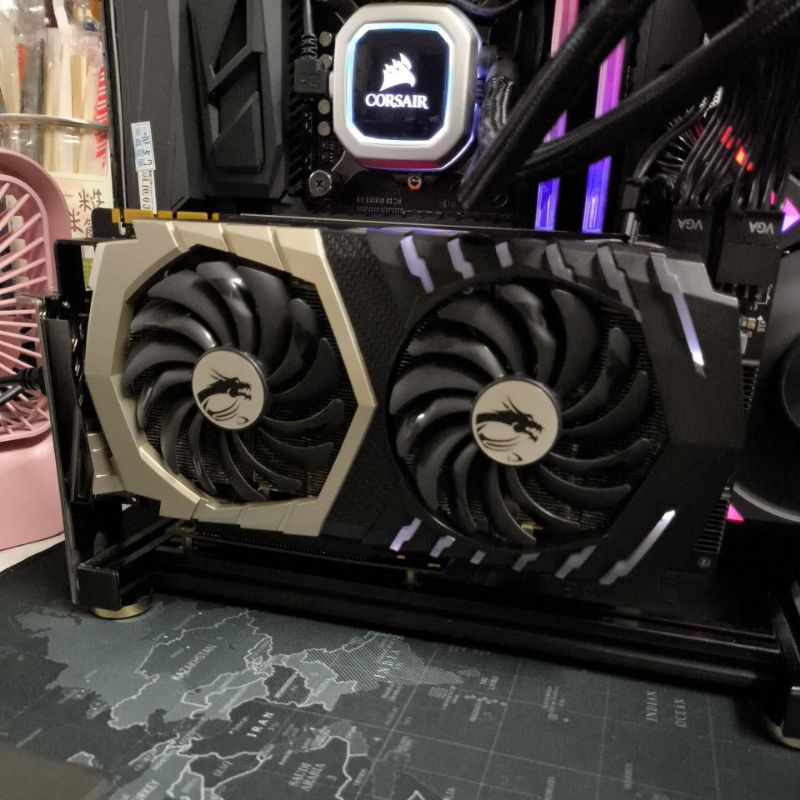 MSI 微星 GTX 1070 Ti Titanium 8G 銀龍 鈦金龍 顯示卡