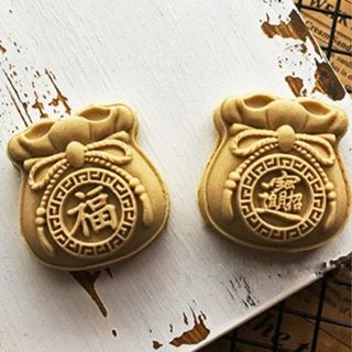 中秋月餅模 綠豆糕模 冰皮月餅模 手壓式月餅模 月餅壓模 鳯梨酥壓模 福袋月餅模具套裝 50g75g新年元寶中式糕點山
