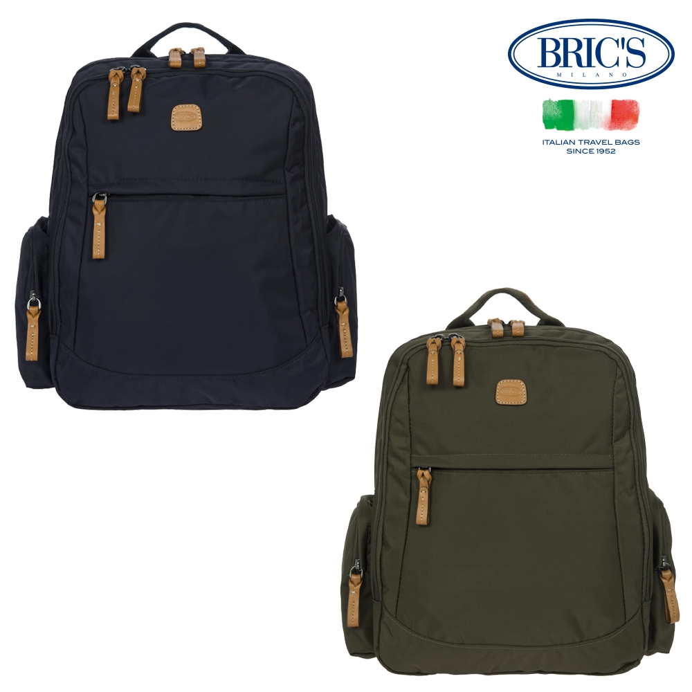 BRICS 義大利 防潑水 大容量後背包 可固定於拉桿 公事包 電腦包
