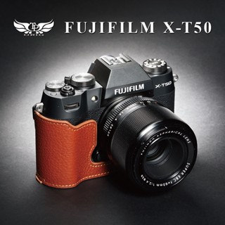 【TP ORIG】相機皮套 適用於 FUJIFILM X-T50 XT50 專用 快拆電池