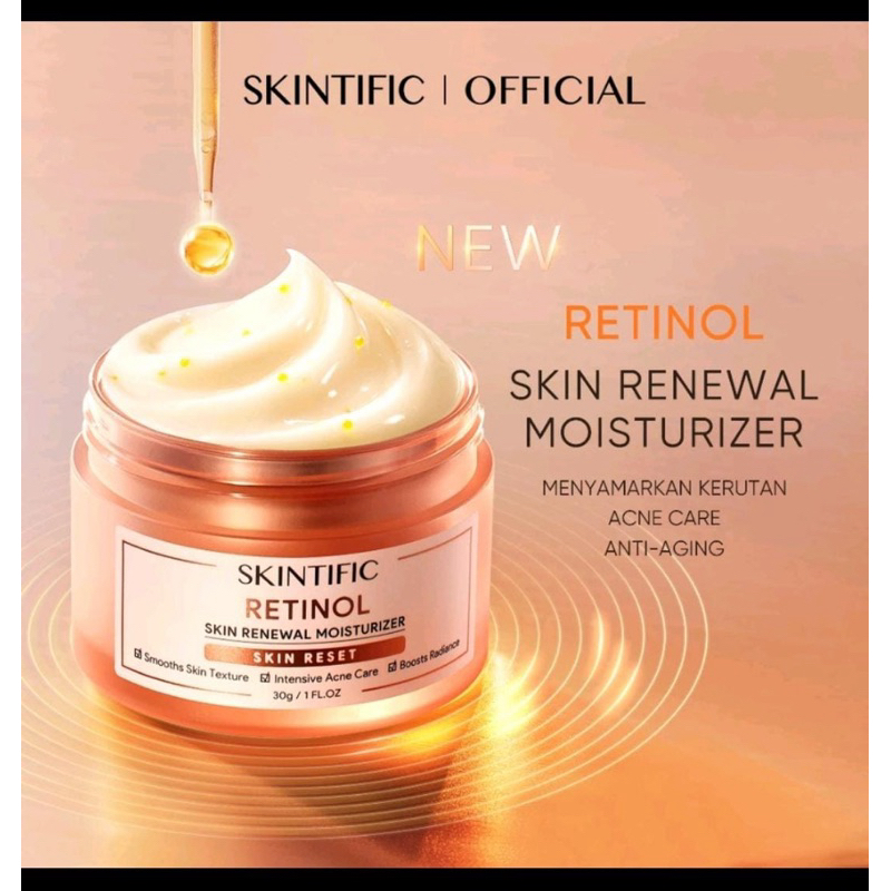 skintific retinol moisturizer(ready)