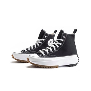 Converse Run Star Hike JW平民版 黑白 帆布鞋 增高鞋166800C【Fashion SPLY】