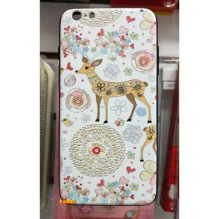 APPLE-iPhone6 Plus / 6S Plus ♥庫存出清♥ 彩繪立體浮雕軟邊硬底背殼-花鹿