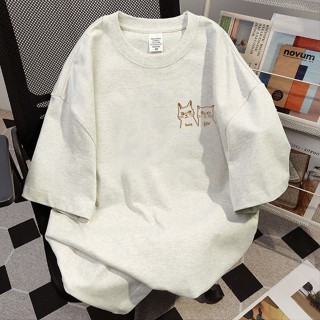 100%純棉上衣 寬鬆顯瘦上衣 原宿風上衣 情侶裝 綠色衣服 上衣拼色上衣 寬鬆上衣 美式復古 無性別穿搭 個性上衣 i