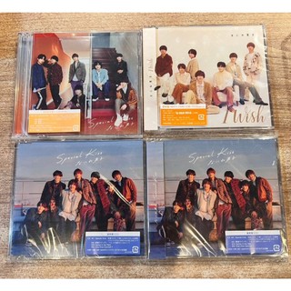 浪花男子(なにわ男子) 4種合售 | I Wish(附側標)、Special Kiss CD+DVD.. | 片況良好