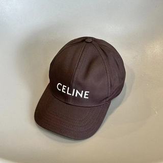 【實拍】Celine 字母logo烏木色棒球帽 | ASCE