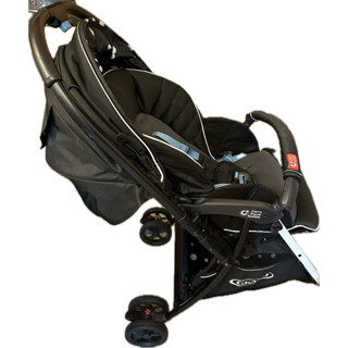 售自用【GRACO】購物型雙向嬰幼兒手推車豪華休旅 CITINEXT CTS(黑色曙光)