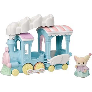 Sylvanian Families日本森林家族 人物交通配件 樂園雲朵遊園火車套組(狐狸 火車)家家酒玩具
