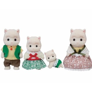 Sylvanian Families<日本森林家族>溫馨家庭人物配件 羊駝家庭套組(人物*4 一家四口)家家酒玩具