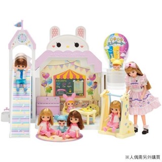 Licca日本莉卡娃娃 人物穿搭系列配件 莉卡歡樂兔兔幼稚園豪華組 家家酒玩具