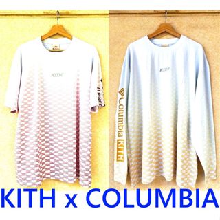 BLACK全新KITH x Columbia哥倫比亞MONOGRAM科技吸濕排汗散熱衣短T / 薄長T
