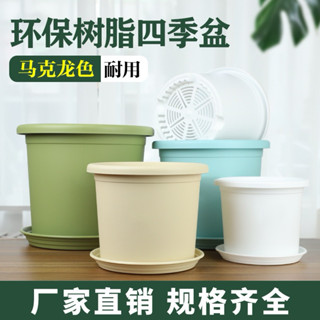 綸綸 四季花盆新款北歐風簡約加侖Deepot（速出貨）大號月季綠蘿塑膠樹脂花盆