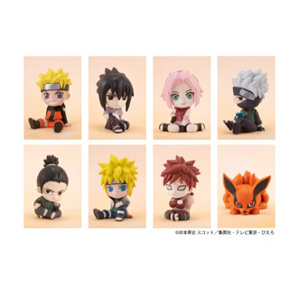 【LUNI 玩具雜貨】現貨 BANDAI 火影忍者坐姿公仔 盒玩 整套8款 火影忍者公仔 漩渦鳴人 宇智波佐助