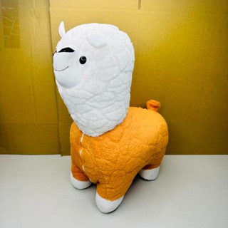 ✨臺灣現貨✨全新 羊駝小凳子 毛絨創意 居家好物 兒童卡通座椅 家用擺件 擺設 板凳 矮凳 爆款 草尼馬