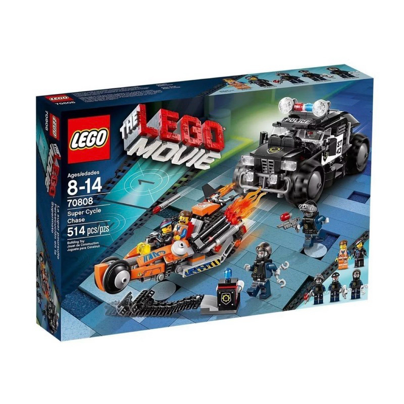 LEGO樂高 二手 絕版 70808 機車追逐 路障 路虎 警察 樂高電影系列