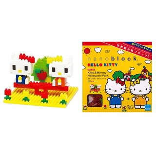 ~出清小館~現貨日版 河田積木 nanoblock 迷你積木 NBH-056 HELLO KITTY Mimmy 翹翹板