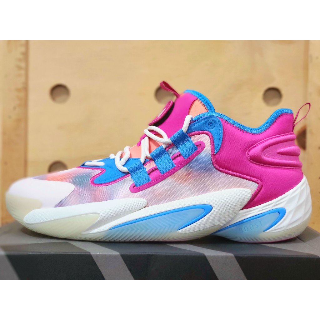 Adidas BYW Select  'Blue Pink'  粉彩 籃球鞋 IG2591 US10.5(28.5cm)