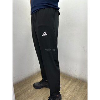 *wen~怡棒壘 adidas 運動長褲 薄款平織 有彈性 (IT5457) 現貨特價 先詢問