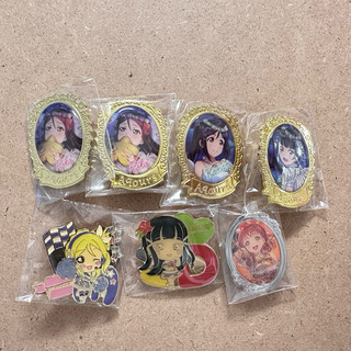 日版 LoveLive Sunshine Aqours 水團 金屬 徽章 胸章 胸針 別針 扭蛋