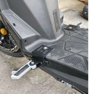 解放雙腳！速可達機車通用型前延伸飛旋踏板（展示照片為Sym jet.4mica）