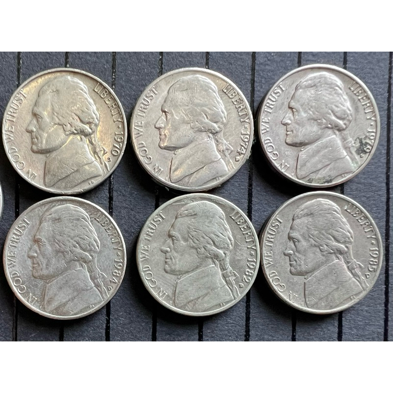 美國1970年硬幣5分幣