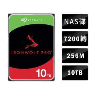 Pro Seagate IronWolf Pro 10TB NAS專用硬碟 (ST10000NE0000)