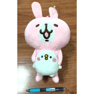 《只愛夾娃娃機小舖》全新二手商品~卡娜赫拉的小動物-抱小雞p助兔兔玩偶娃娃(約6英吋.18cm)