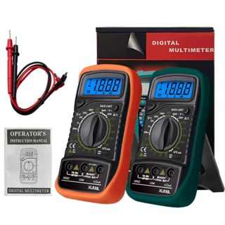 【雜貨鋪】附9V電池 低電壓顯示、過載保護 小型家用 數字萬用表 蜂鳴 背光數顯式 萬用電表 數位電表 三用電表830L