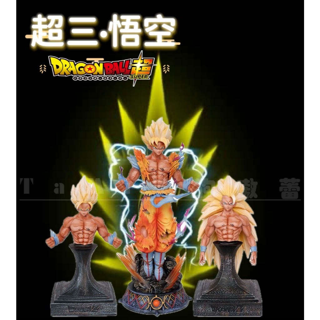 ⚡️🇹🇼優惠限時下殺【七龍珠·超級大貝吉特】33.5cm/三身雕貝吉特公仔/超三悟空/孫悟空/七龍珠模型/GK/男生禮物
