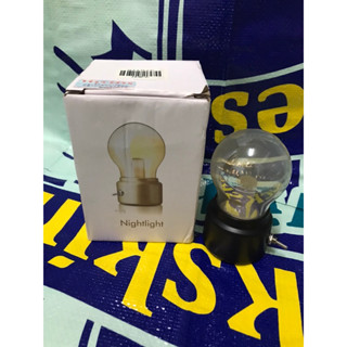 全新/Nightlight 燈泡造型 充電小夜燈