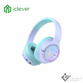 iClever BTH18炫光無線兒童耳機/ 紫 eslite誠品