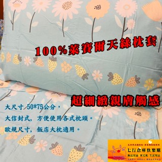 現貨 極細緻 萊賽爾天絲 臺灣公司貨 枕套 枕頭套 信封式枕套 大枕套 歐規尺寸可用 50*75公分 限量品