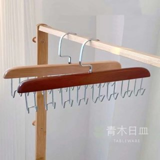 〖臺灣現貨〗無印風 質感多功能收納衣架 領帶帽子收納架 多功能掛勾收納 背心小可愛收納 收納掛鉤 掛衣架 晾衣架
