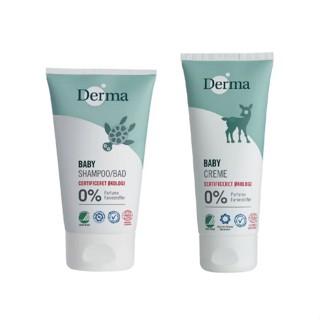 derma寶寶洗護隨身套組15ml(沐浴露＋護膚霜)旅行組|隨身瓶【麗兒採家】