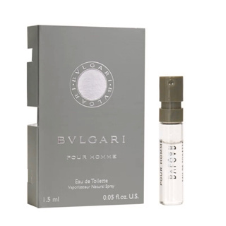 隔日到貨 BVLGARI 寶格麗 大吉嶺茶 Pour Homme 男性淡香水 1.5ml 試管香水