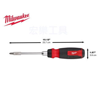 [宏樂工具] 含稅 Milwaukee 美沃奇 14合1 棘輪 起子 組 48-22-2903 人體工學手柄
