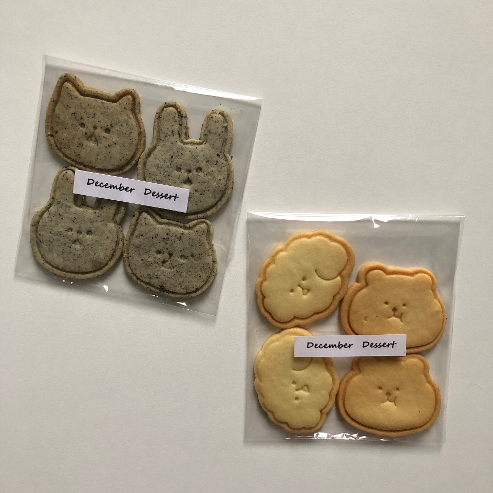 ｜December Dessert｜造型餅乾 動物餅乾 🐰🐻🐱🐶 客製化餅乾 手工餅乾 生日餅乾