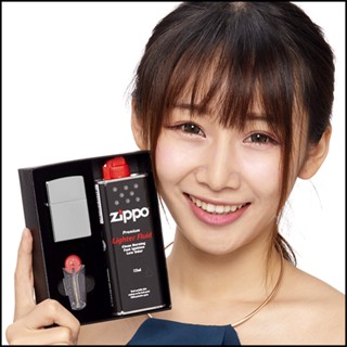 ☆福星屋☆全新【zippo】 原廠禮盒組~附補充油、打火石，可搭配打火機購買