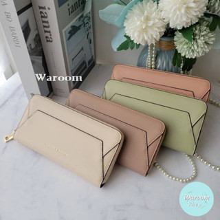 Waroom|現貨實拍 實體質感超好 韓國壓紋信封長夾|女包包|手拿包|多層兩用包|信封包|皮夾|手機包|卡包103