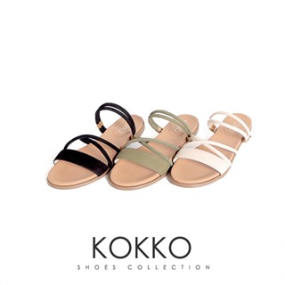 KOKKO簡約線條感柔軟2way兩穿涼拖鞋