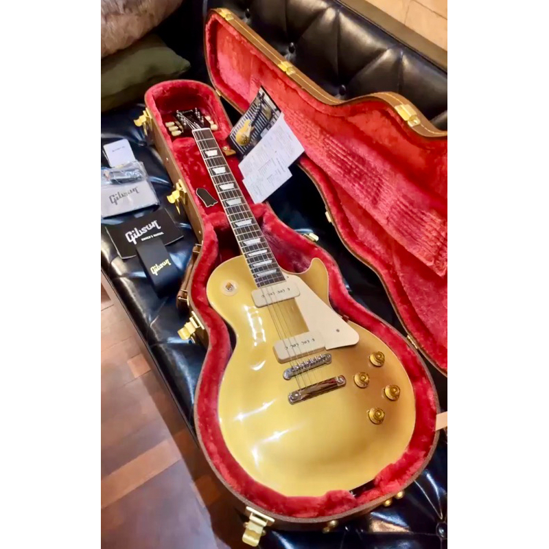 Gibson les paul 50s standard gold top P90