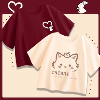 【壹號店】現貨 可愛貓咪T恤上衣 韓國衣服 短版上衣 夏季新款 純棉短袖t恤 學院風衣服 姐妹裝 閨蜜裝