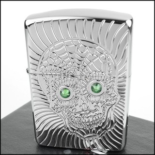 ☆福星屋☆【ZIPPO】美系~Sugar Skull-亡靈節糖骷髏圖案設計打火機(ARMOR裝甲)NO.49172